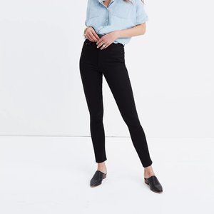 Madewell 10" high-rise black skinny jean